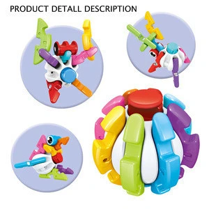Eco-Friendly Baby Rattle Toys Educational Switching BALL Toys For Baby
