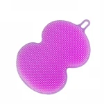 Eco Friendly Cleaning Vegetable Dishwashing Rubber Silicone Brushes Set