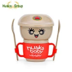 Eco-Friendly Rice Husks Other Cutlery For Baby Gift Set