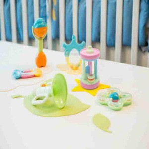 Eco friendly wholesales Baby Rattle Teething toys for the New born baby playing and Training