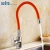 Economic Cheap Faucet Single Handle Color Silicone Rubber Flexible Hose Brass Kitchen Sink Water Mixer Tap