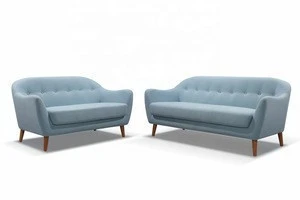 Economical home furniture 3 2 1 seater fabric sofa set, 32D high elastic foam never recycle