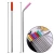 Import Ecoy stainless steel 304 drinking straw set metal straw set with colorful silicone lips from China