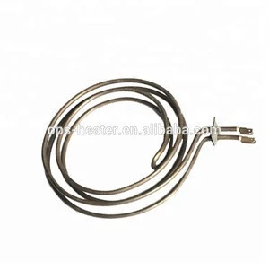 Electric coil heating element for air fryer