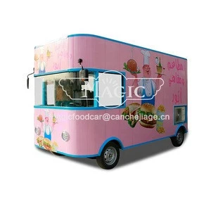 electric portable snack car best quality fast food cart electric mobile food truck
