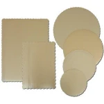 Embossed aluminum foil cake board paperboard corrugated for cake board