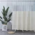 Import environmental hotel plain color splice pvc shower curtain from China