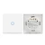 Import EU standard white crystal glass panel touch switch 220v switch 1 Gang 1 Way wall touch switch from China