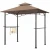 Import Eurmax 5x8 BBQ  Grill Gazebo Shelter  Awning for Patio and Outdoor Backyard Double Tier Soft Top Canopy Party with Led Lights from China