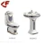 Import European design  bathroom  ceramics sanitary ware two-piece  toilet WC from China