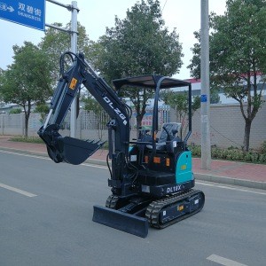 Excavators mini hydraulic crawler excavator of earth-moving machinery widely used in farm home garden works