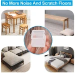 Excellent Quality Chair Leg Silicone Floor Protector Covers For Furniture Legs