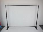 Exhibition custom advertising adjustable step and repeat backdrop banner stand
