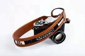 Factoey Vintage Leather Camera Strap for canon nikon
