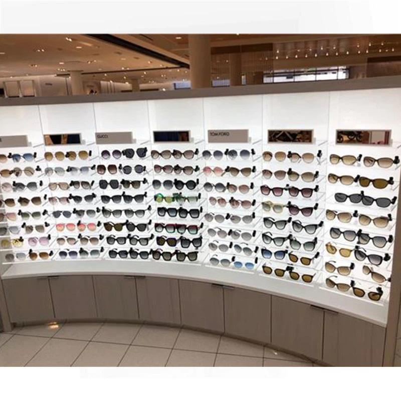 factory custom acrylic led eyewear display Eyewear Retail Display with LED Light for wholesale
