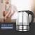 Import factory electronic hotel hot water tea cordless stainless steel automatic electric kettle from China