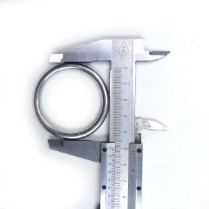 Factory Price Custom Connection Series Rigging Hardware 5x50 Galvanized 304 Stainless Steel Welded Round Ring