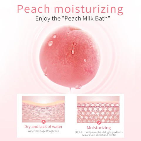 Factory Price Peach Fragrance Body Lotion and Cream Skin Care Whitening Amino Acid Moisturizing Body Lotion
