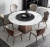 Import Factory Sales Direct Italian Luxury Design Round Marble Top Dining Table from China