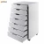 Import Factory supply attractive price 7 drawer mechanic tool bone wheeled  lstackable chest trolley pit box of 7 drawers with wheels from China