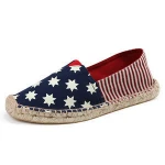 FACTORY WHOLESALE PRICE CUSTOMIZED ESPADIRES LINE -SOLED CANVAS SHOES 2015 QF-9030