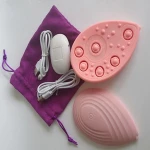 Factory Wholesale Professional Wireless Smart Electric Breast Massager Hot Pack Vibrating Breast Enlargenment Machine