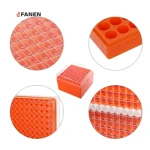 Fanen 5.0ml Laboratory Cryogenic Storage Box Low-temperature Resistant 100 Well Cryo Freezing Container