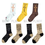 Fashion Brand Socks 3 Pairs/box Men Sport Cactus Jack Socks Street wear Hip Hop Socks