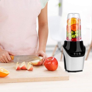Fashion Brushed Stainless steel Finish Nutrition Extractor Blender,juicer,Easy-Touch Digital Panel