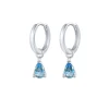 Fashion Jewelry S925 Sterling Silver Fashion Water Drop Diamond Women Earrings