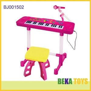 Fashion kids educational toy children plastic toy musical instrument 36 keys piano keyboard elegance electronic organ