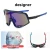 Import Fashion OEM custom logo plastic outdoor UV400 sports sunglasses sun glasses from China
