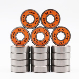 Fast speed no noise 608 six ball bearing for skateboarding use