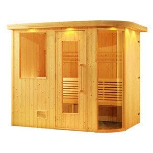 finnleo indoor traditional steam sauna room for home use