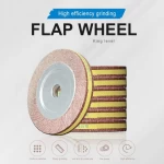 Flap Wheel 300*50*25 6 inch Aluminum Oxide Abrasive with Wood Sanding diamond Rubber Expansion Drum Flap Wheel Disc
