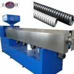 Flexible pvc tube making machine for drainage purpose