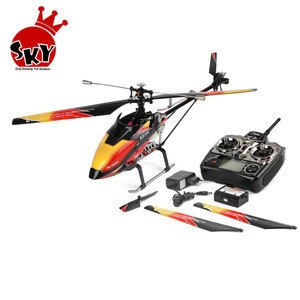 Flying rc plane WL toys 2.4G 4ch stock v913 helicopter electronic toys