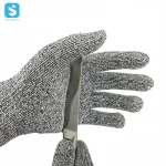 Food Grade Hand Protection Anti Cut dipping Slaughter Mitten  Kitchen Carpentry Garden Hand sleeve