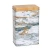 Import Food Grade Square Tin Can With Marble Design Moistaureproof Tinplate Box For Storage And Decoration from China