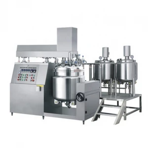 Food mayonnaise making machine vacuum emulsifying homogenizer mixer