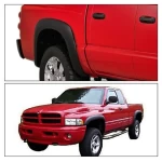 For 2005-2011 Dodge Dakota Black Factory Style 4PCS Fender Flares