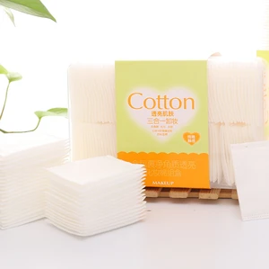 For Applying Lotion Removing Face or Eye Makeup and Nail Polish Square Facial Cosmetic Make Up Cotton Pad