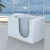 Import Foshan factory luxurious safe step in bath tub, walk in bathtub with shower from China