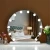 Import Frameless Hollywood style makeup vanity mirror with bulb light 3 Color Modes Touch Screen from China