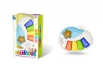 Free sample wholesaler funny electric baby magic cartoon musical instruments set toy harp with light