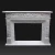 Import Freestanding Indoor Stone antique marble mantels modern fireplace for sale from China