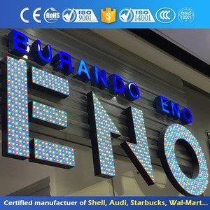 Front Illuminated Raised Letter And Numbers For Advertising OEM Service