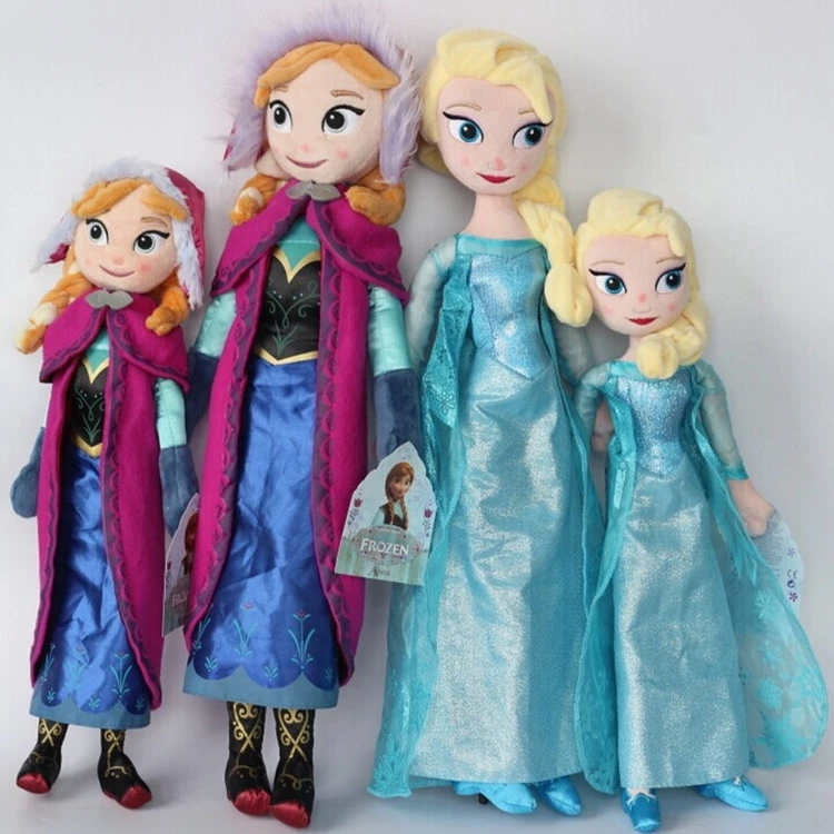 Frozen Doll new popular movie frozen plush doll 40cm size elsa&anna toy different sizes frozen rag doll online shopping
