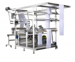 Full automatic bath towel making machine