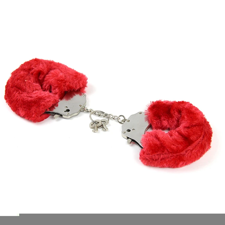 Furry Stainless Steel Metal Sexy Party Valentines Fetish Erotic toy SM Handcuff